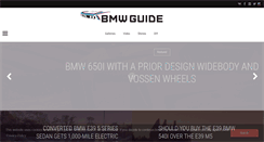 Desktop Screenshot of bmwguide.net